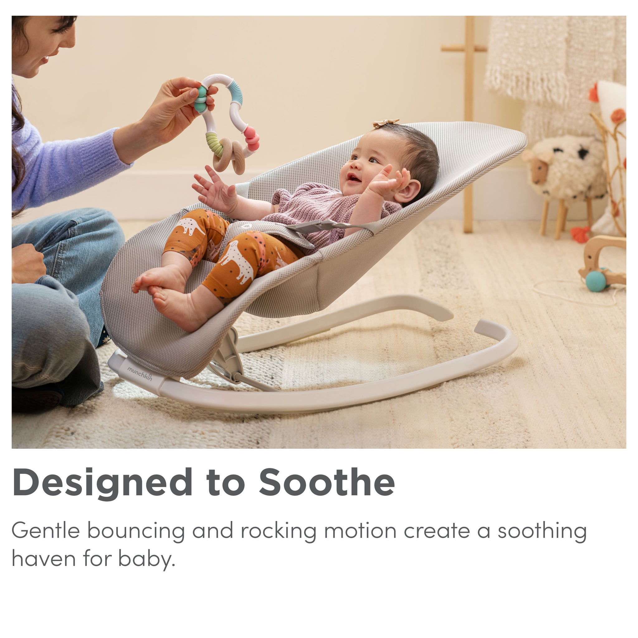 Modern Spring Rocker Spring Rocker and Bouncer - Munchkin Shop