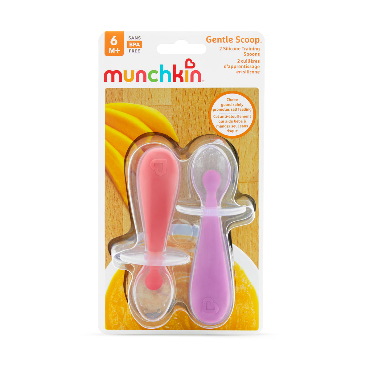Gentle Scoop Silicone Training Spoons - 2-Pack