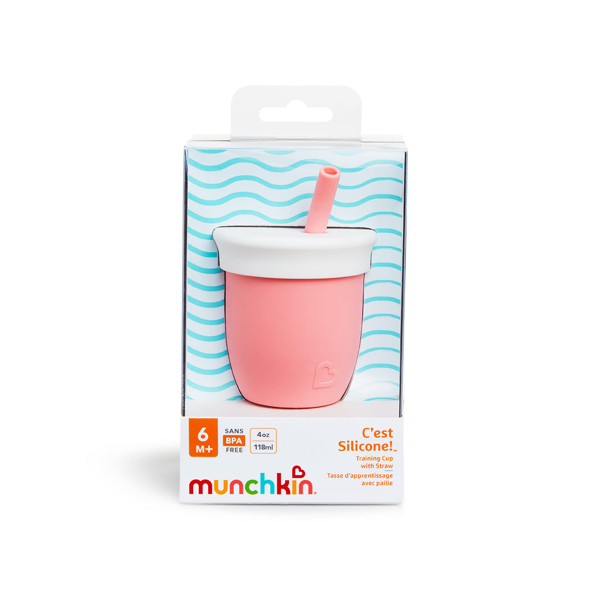 C’est Silicone! Training Cup with Straw, 118ml
