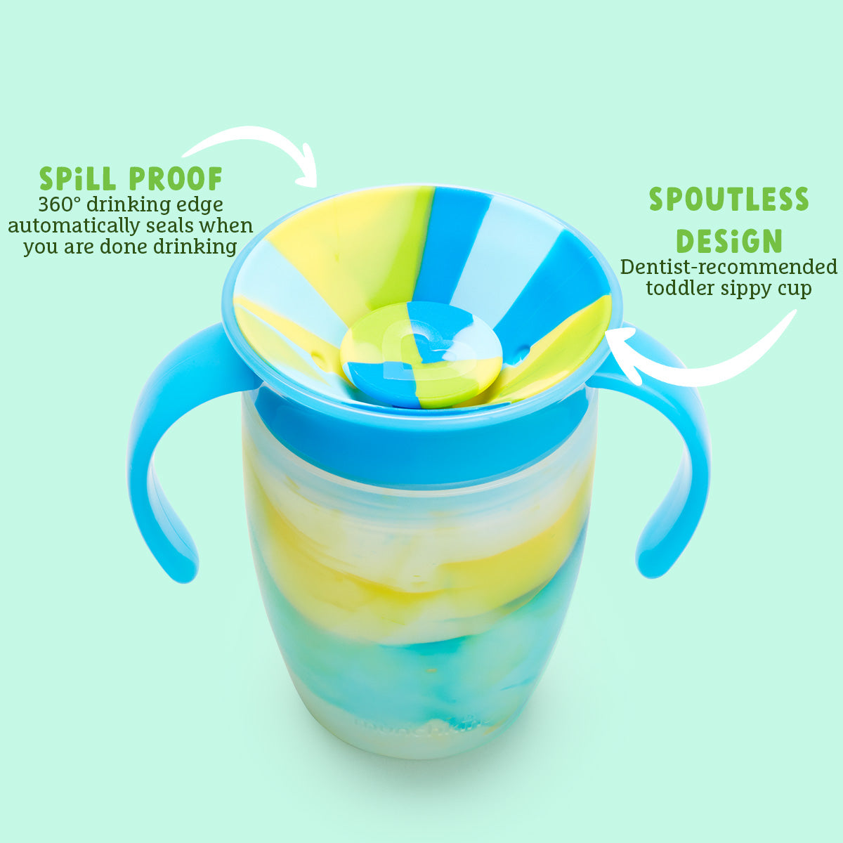 Miracle 360° Tropical Swirl Trainer Cup - 207 ml
