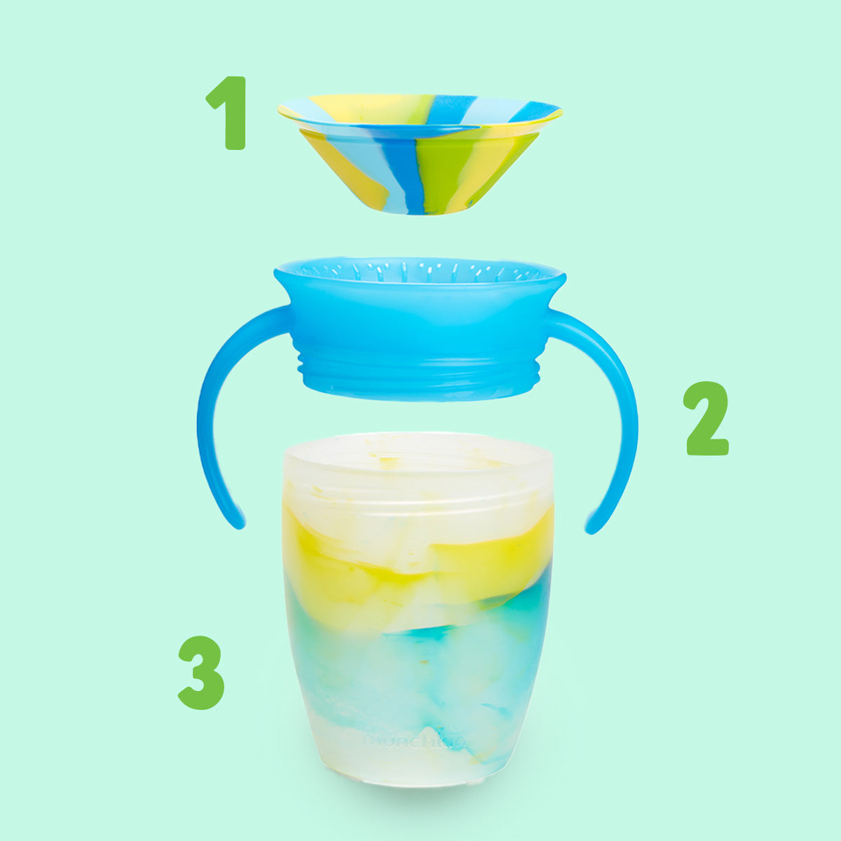 Miracle 360° Tropical Swirl Trainer Cup - 207 ml