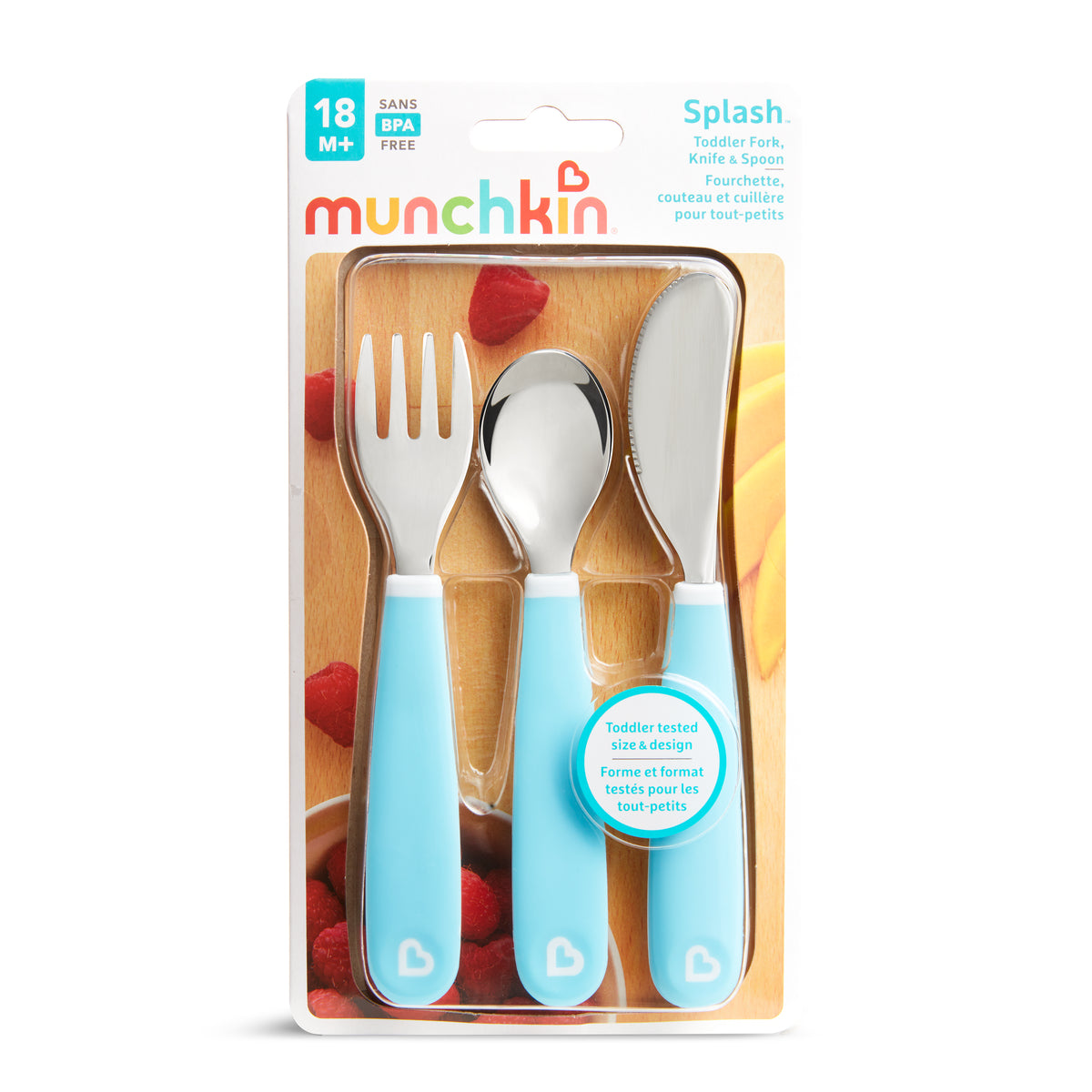 Splash Toddler Fork, Knife and Spoon Set