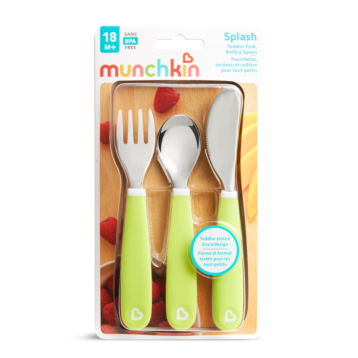 Splash Toddler Fork, Knife and Spoon Set