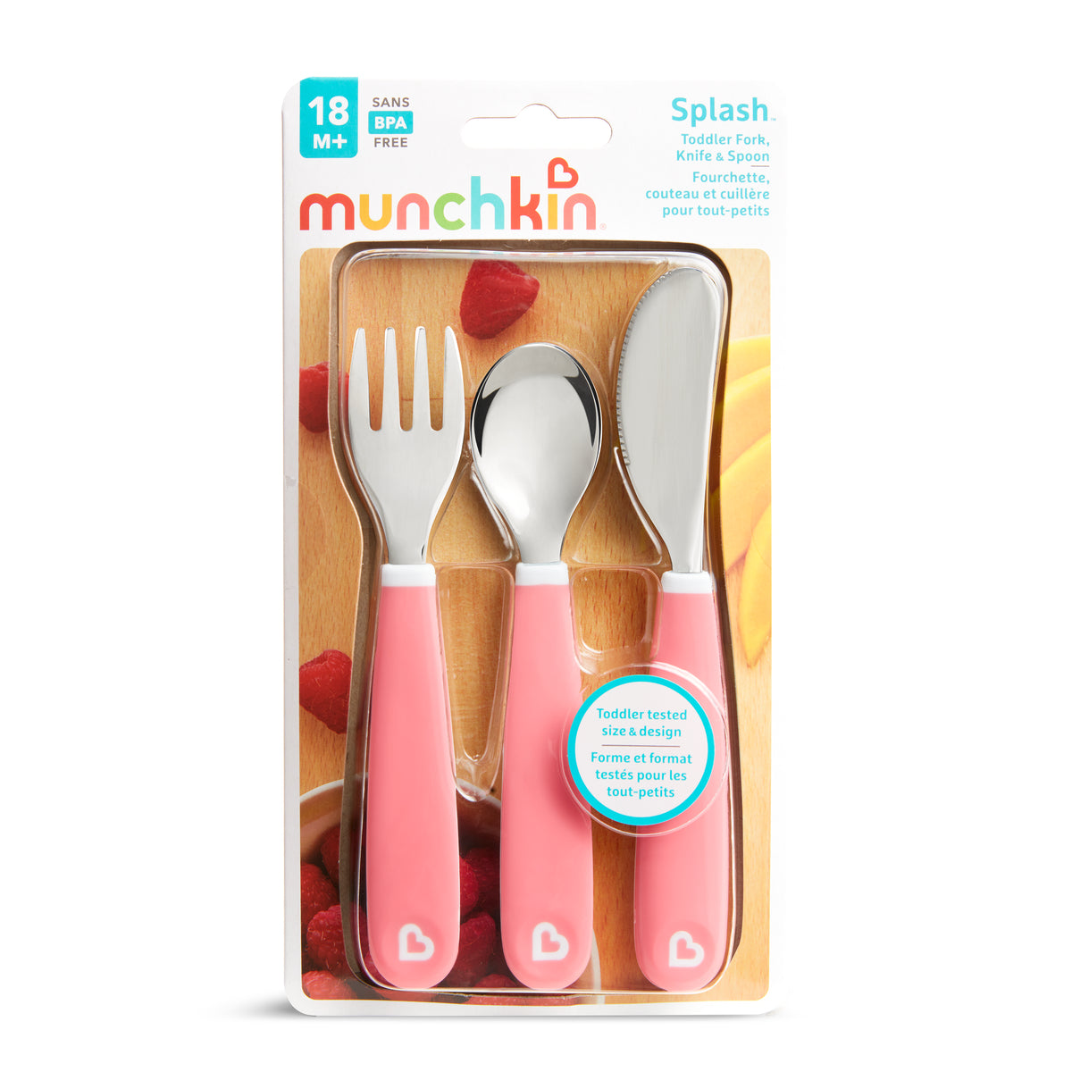 Splash Toddler Fork, Knife and Spoon Set