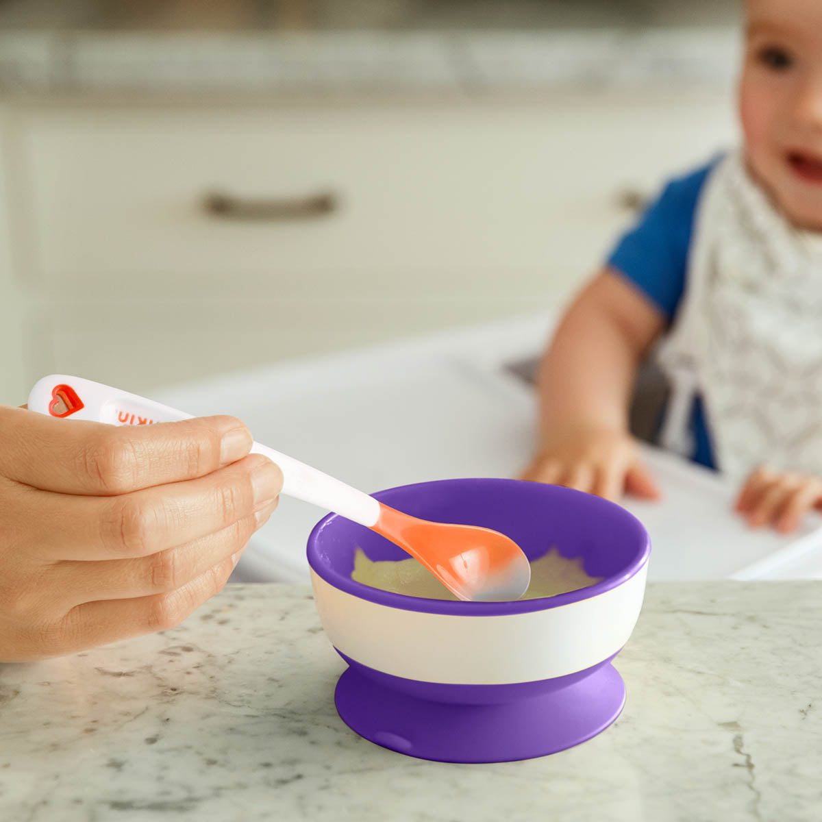 White Hot Infant Spoons - 4-Pack