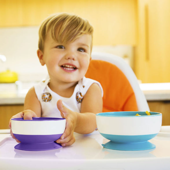 Stay Put Suction Bowls - 3-Pack
