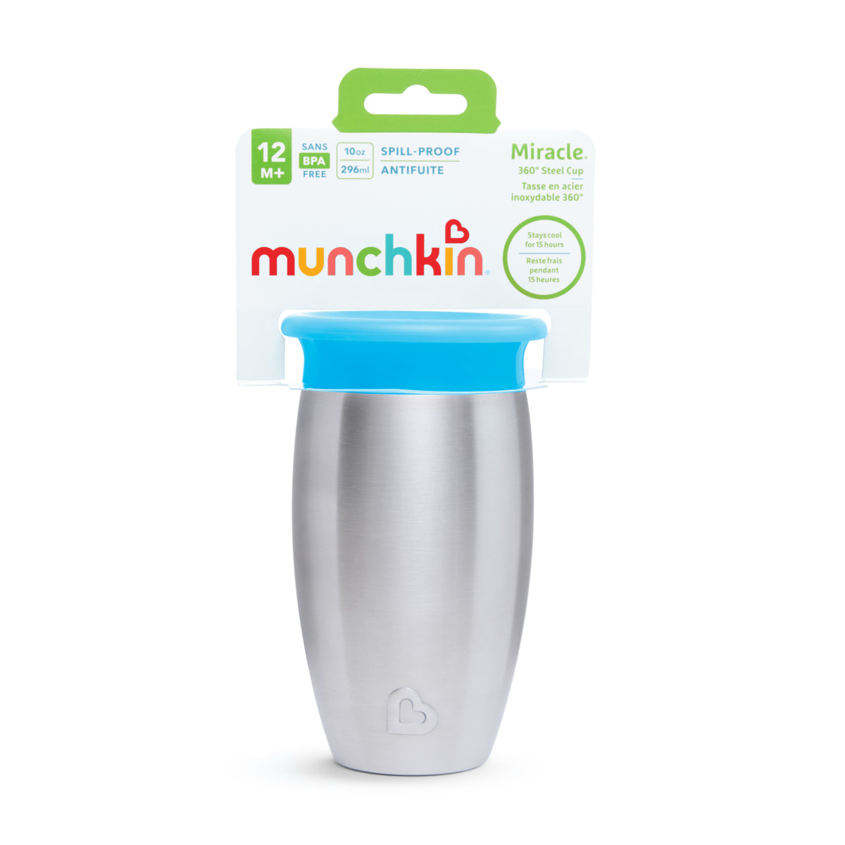 Miracle 360° Steel Sippy Cup &amp; Lid