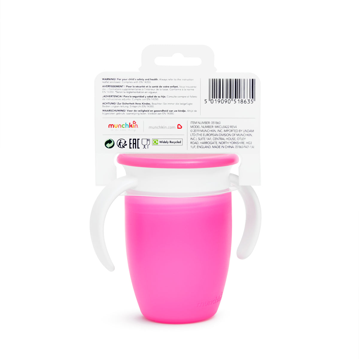 Miracle 360° Trainer Cup with Lid - 207ml
