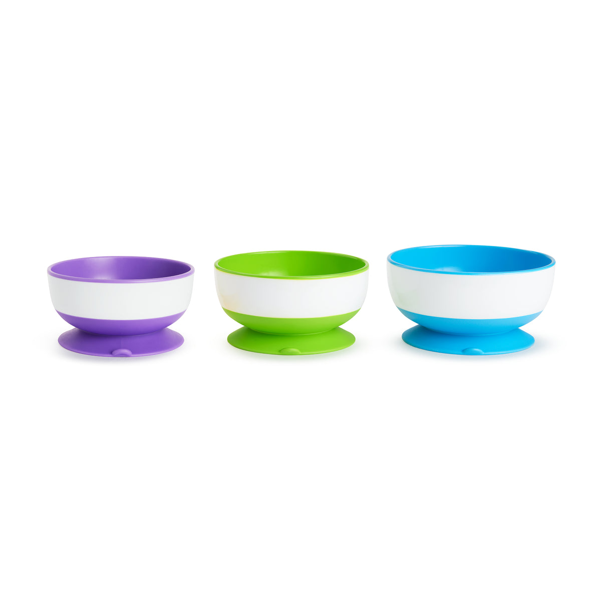 Stay Put Suction Bowls - 3-Pack
